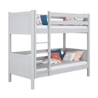 ETAGENBETT N02 Grau 100/200 - Grau, Naturmaterialien/Holz (100/200cm) - N-Wood