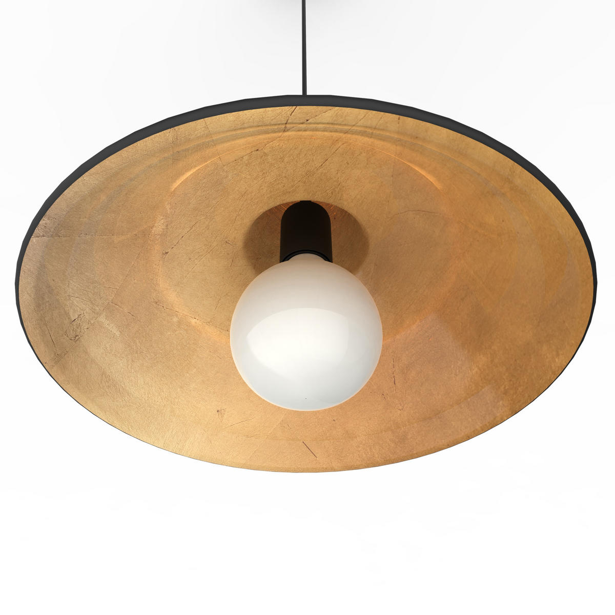 HÄNGELEUCHTE - Goldfarben, Metall (35/35/20cm) - Lumicom