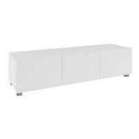 LOWBOARD Cairns-132 - Weiß, Holzwerkstoff (150/37/43cm) - Lomado