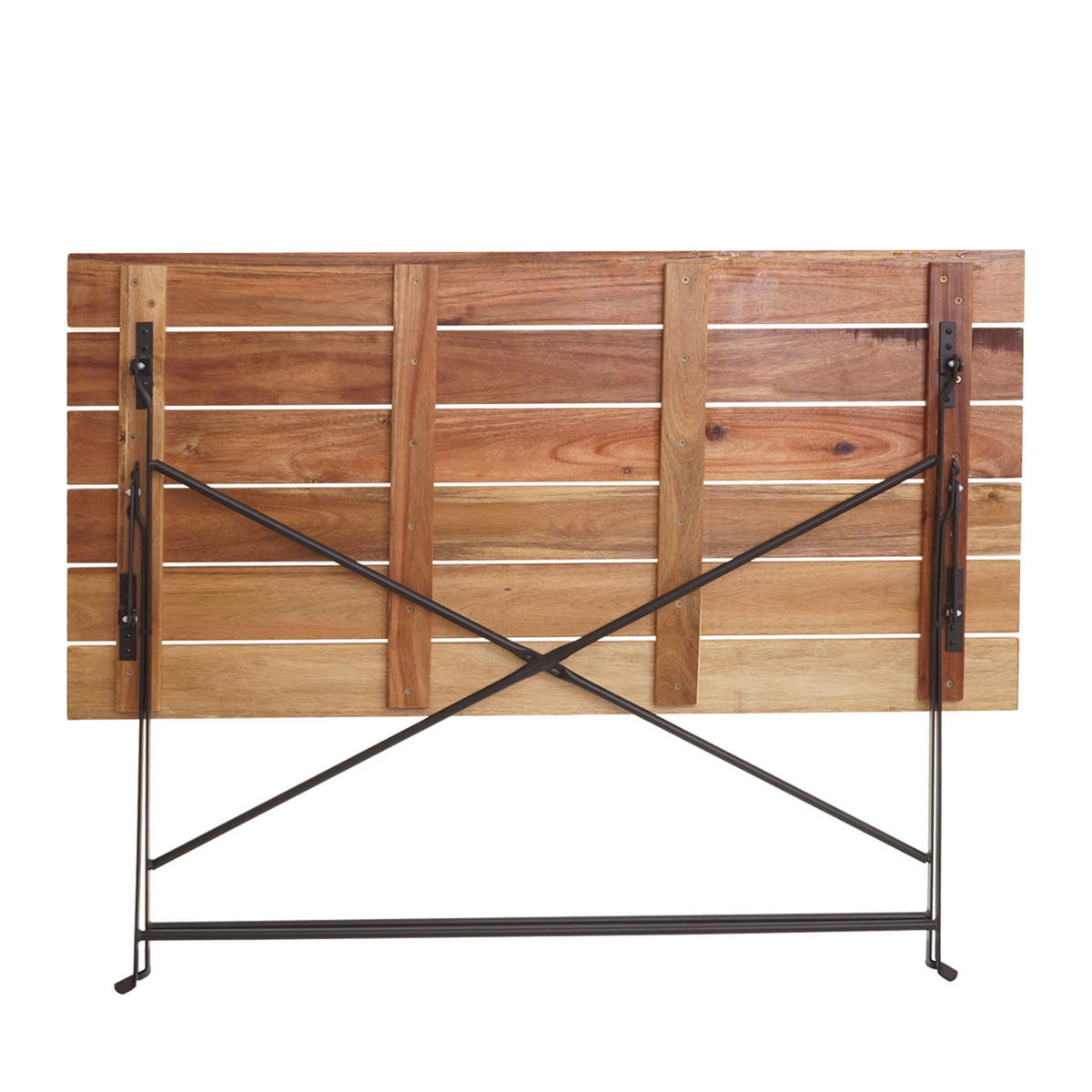 BIERGARTENTISCH KLAPPBAR rechteck Braun - Braun, Holz - MCW