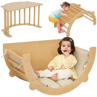 KLETTERBOGEN DE-09806 3-in-1 mit Polster, für 1,5-4 Jahre Holz - Naturfarben, Holz (52/90cm) - ComfortXL
