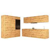 KÜCHENZEILE 320 cm - Langen KL16-M320 - in Artisan Eiche - Eiche Artisan, Holz (480/212/58cm)