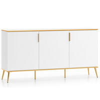 KOMMODE VELTI,Weiß - Weiß, Holzwerkstoff (170/88/40cm) - KONSIMO®