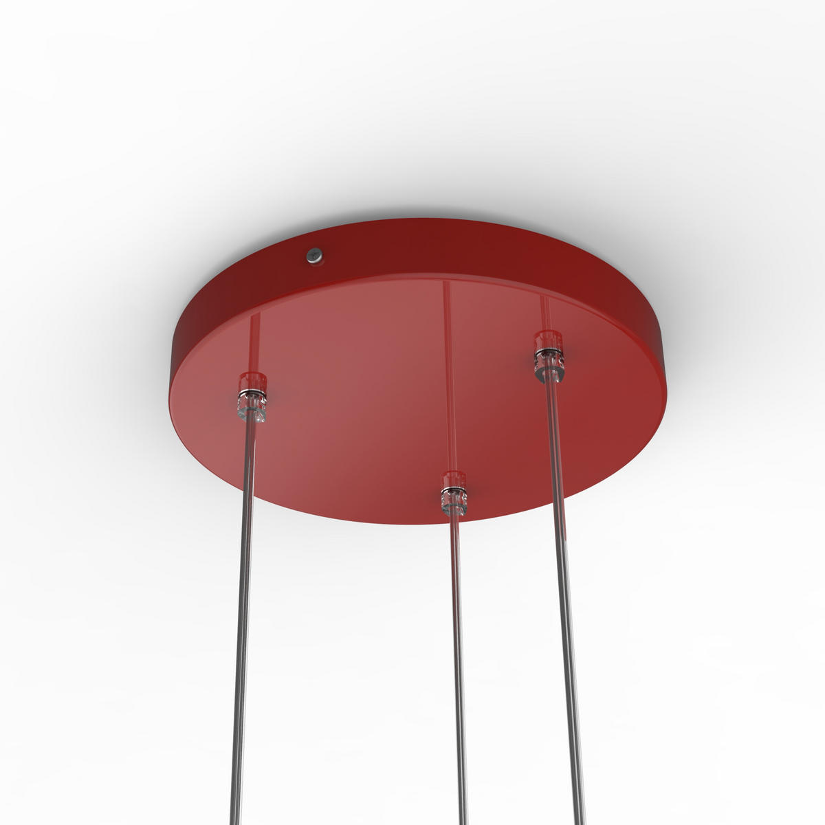 HÄNGELEUCHTE - Rot, Metall (35/35/22cm) - Lumicom