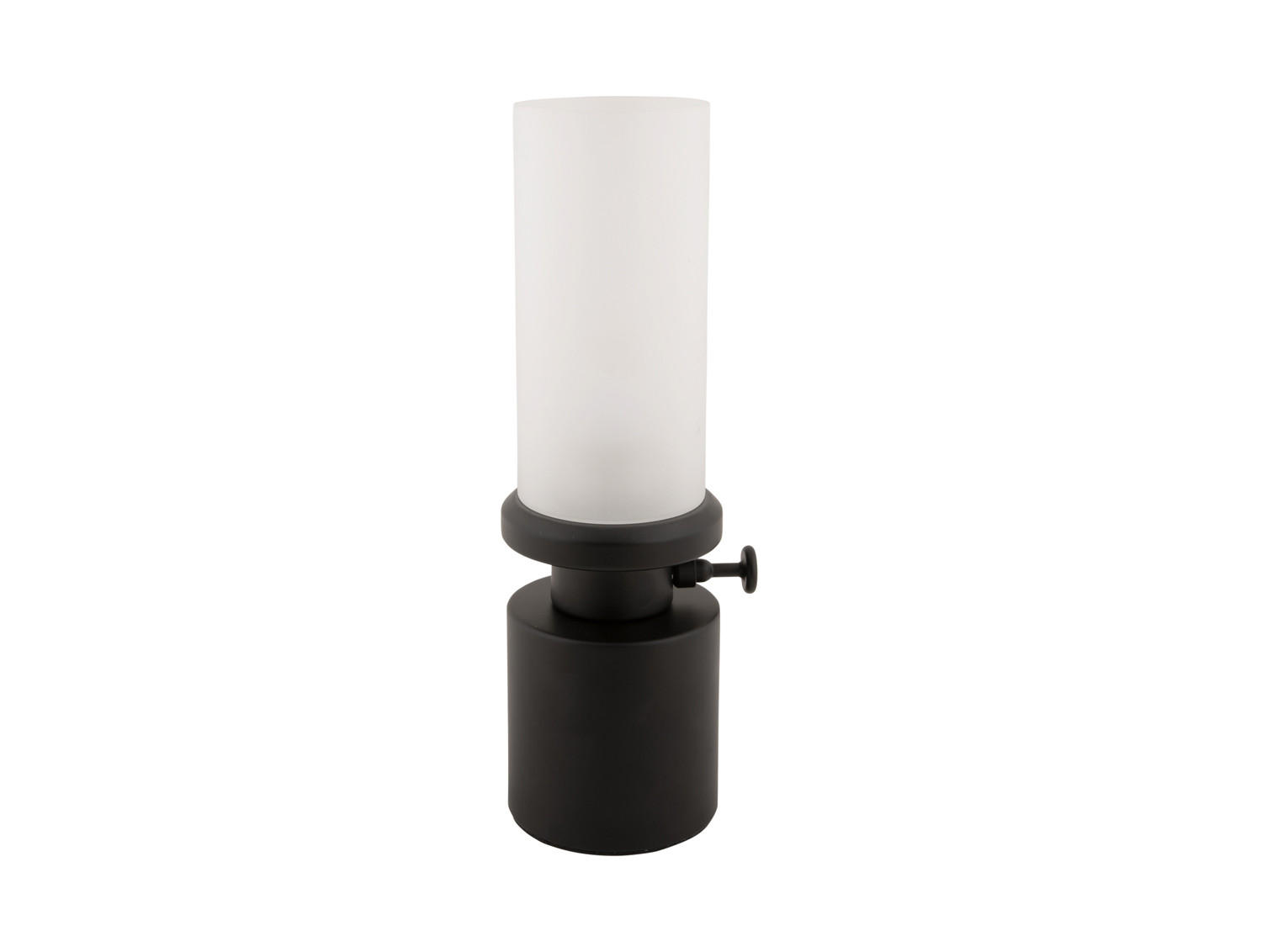 TISCHLAMPE Camp LED 7.8/7.8/29.5 cm - Schwarz, Metall (7.8/7.8/29.5cm) - Leitmotiv