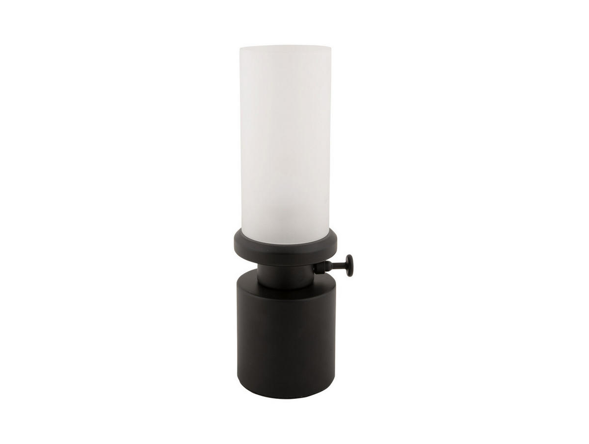 TISCHLAMPE Camp LED 7.8/7.8/29.5 cm - Schwarz, Metall (7.8/7.8/29.5cm) - Leitmotiv