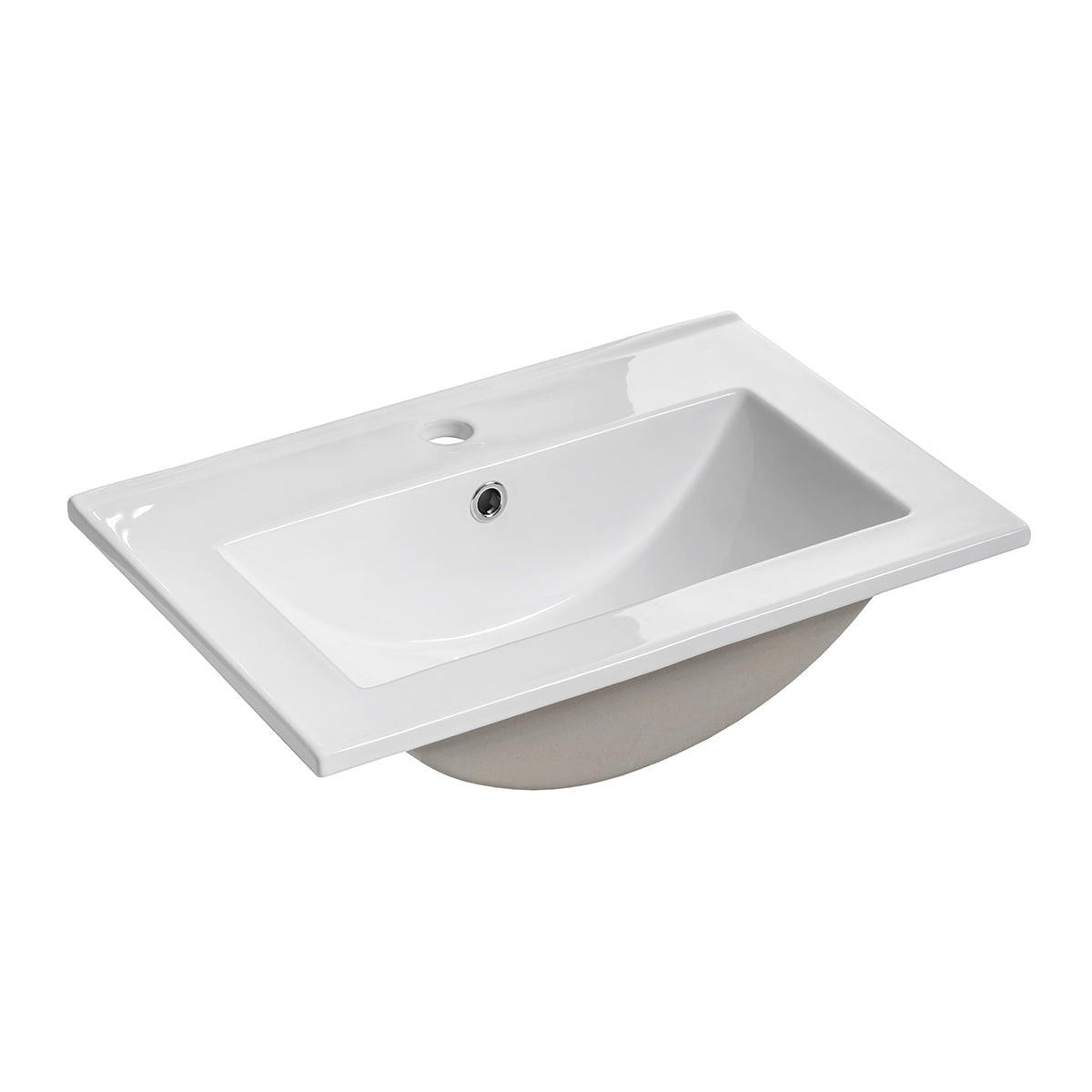 WASCHTISCH 51cm Edmé Holz - Braun, Holzwerkstoff (51/52/46cm) - Petits-meubles