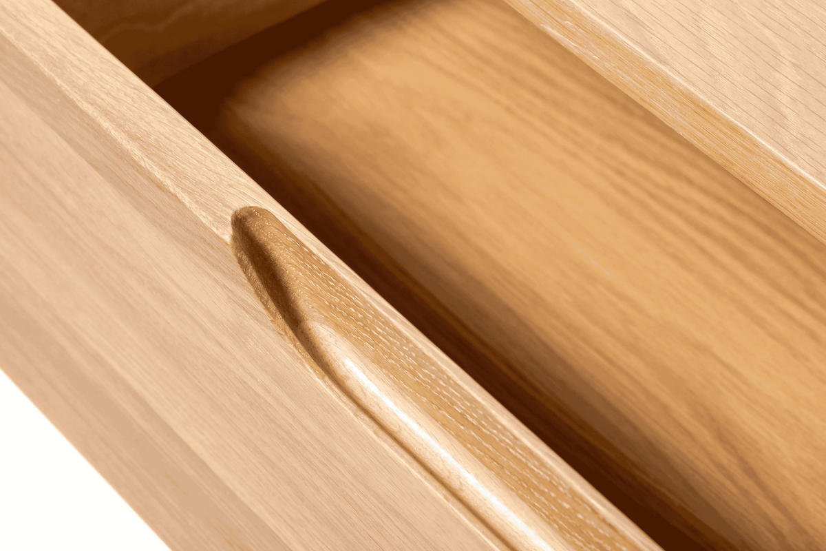 NACHTTISCH Nora 2er Set, Eiche - Beige, Holz (45/54/40cm) - WOODEK