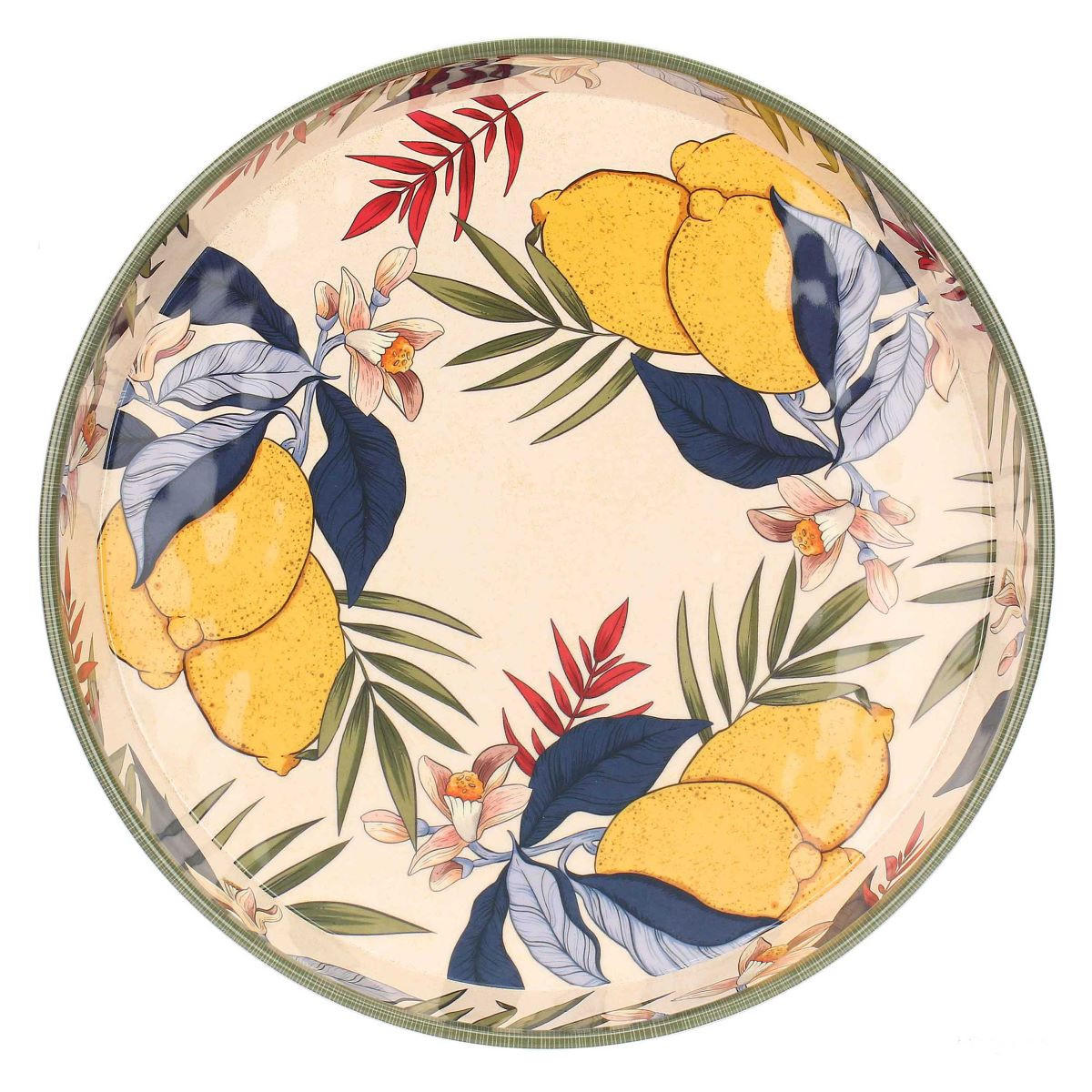 SERVIERTABLETT Ø 35 cm Limu - Multicolor, Kunststoff (35/3.5/35cm)