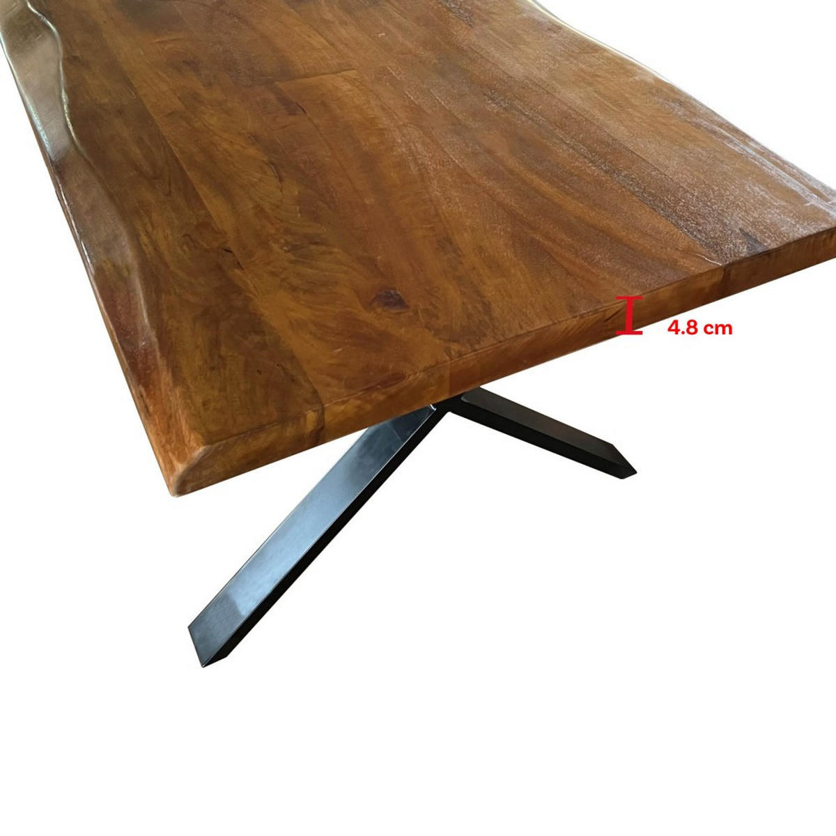 ESSTISCH FARO / 200X90CM - 10 PERSONEN - MANGOHOLZ MASSIV - Braun, Holz (200/90/75cm) - Weber Industries