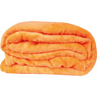 KUSCHELDECKE "Celina" Orange 220x240 cm - Orange, Textil (220/240cm)
