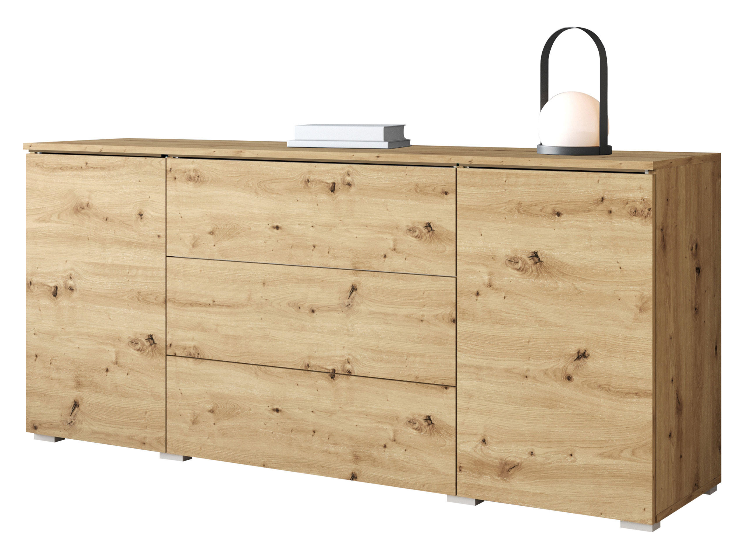 SIDEBOARD Vera 150 - Eiche Artisan, Holzwerkstoff (150/66/40cm) - MIRJAN24