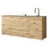 SIDEBOARD Vera 150 - Eiche Artisan, Holzwerkstoff (150/66/40cm) - MIRJAN24