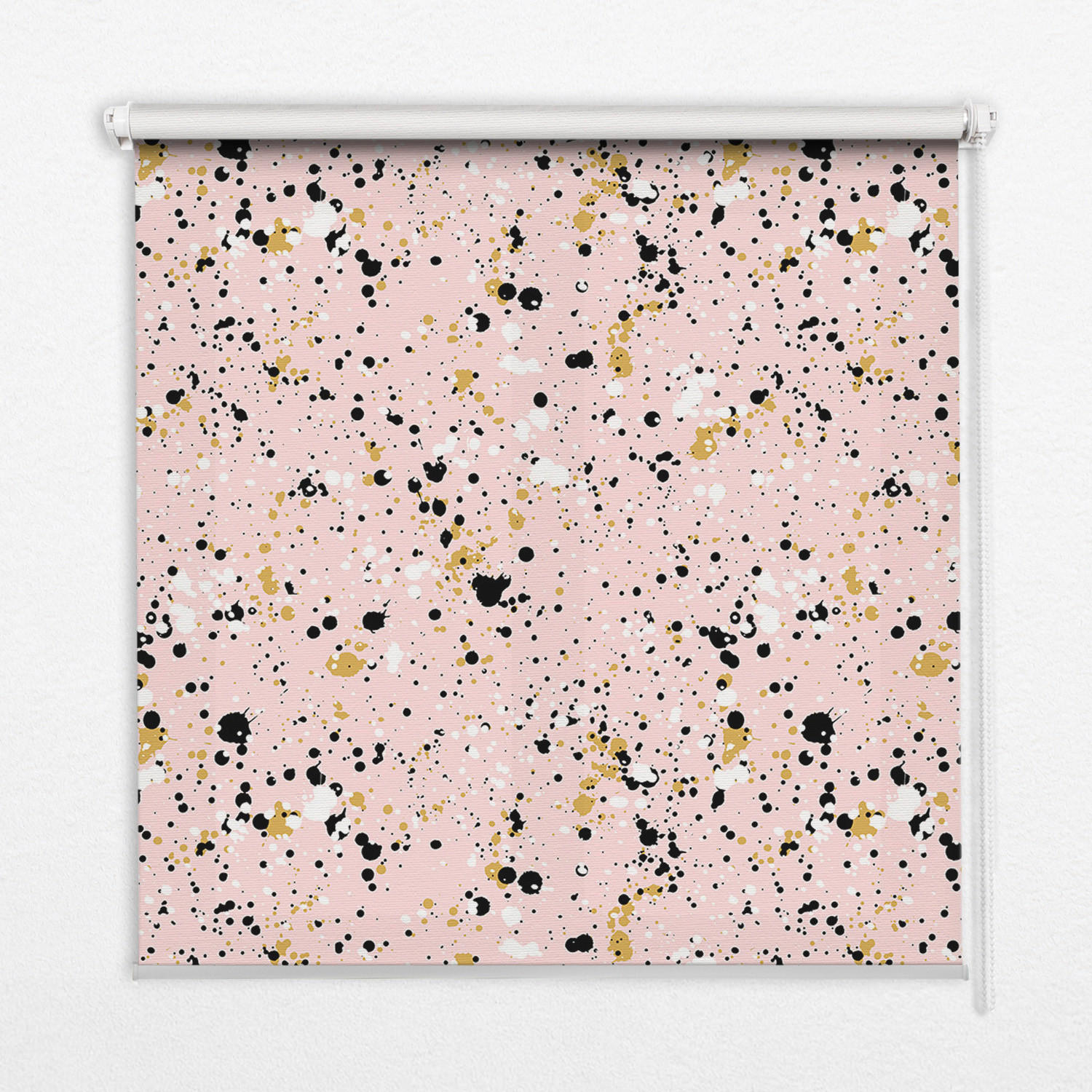 TULUP VNITŘNÍ roleta - okenní roleta - roleta - 140x140 cm - Skvrny od barvy na růžovém pozadí