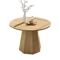 RUNDER Esstisch aus MDF, Ø 120/75 cm, Eichenoptik - Eichefarben, Holzwerkstoff (120/120/75cm) - Redom