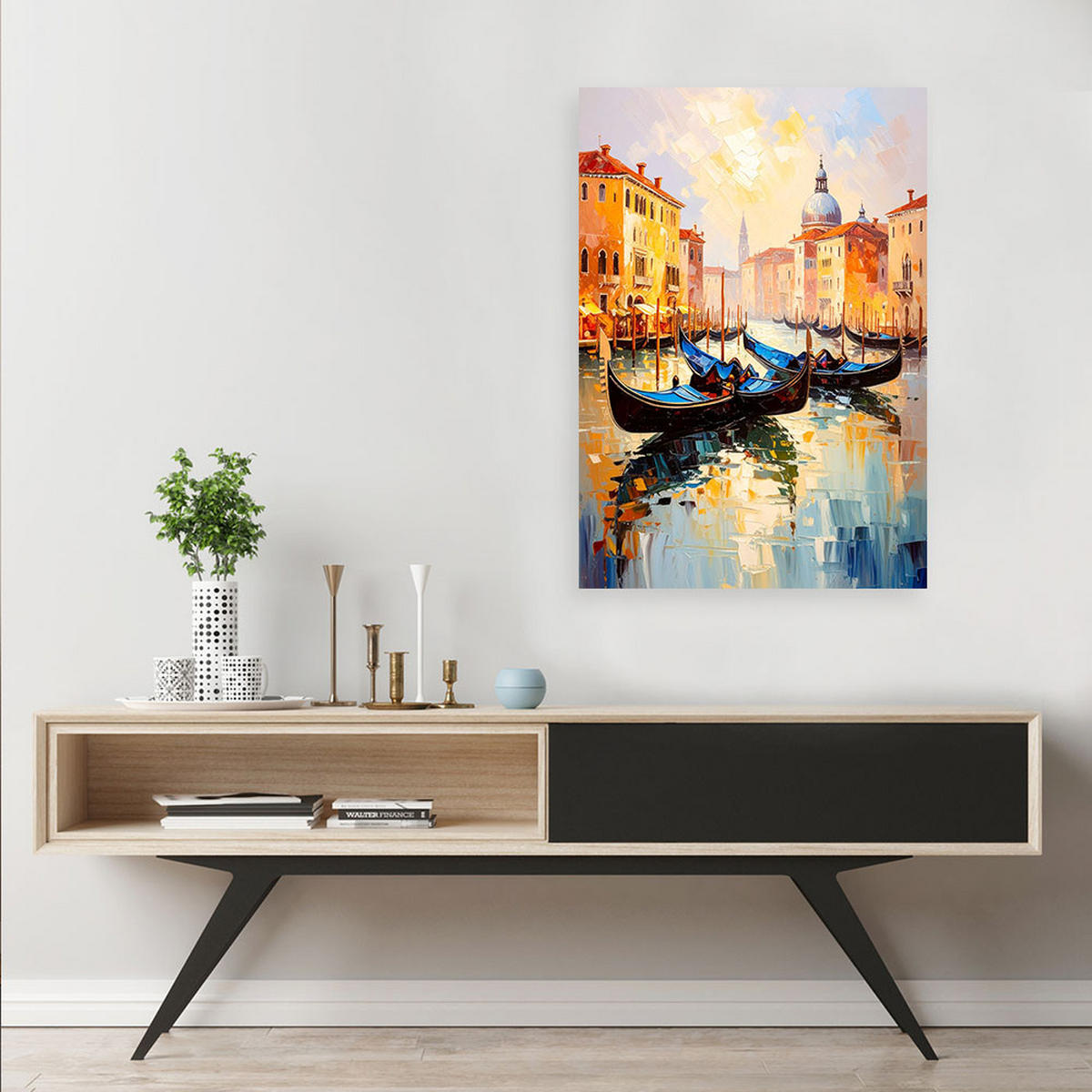 LEINWANDBILD Städte & Architektur 40x60cm - Beige, Textil (40/60cm) - Feeby