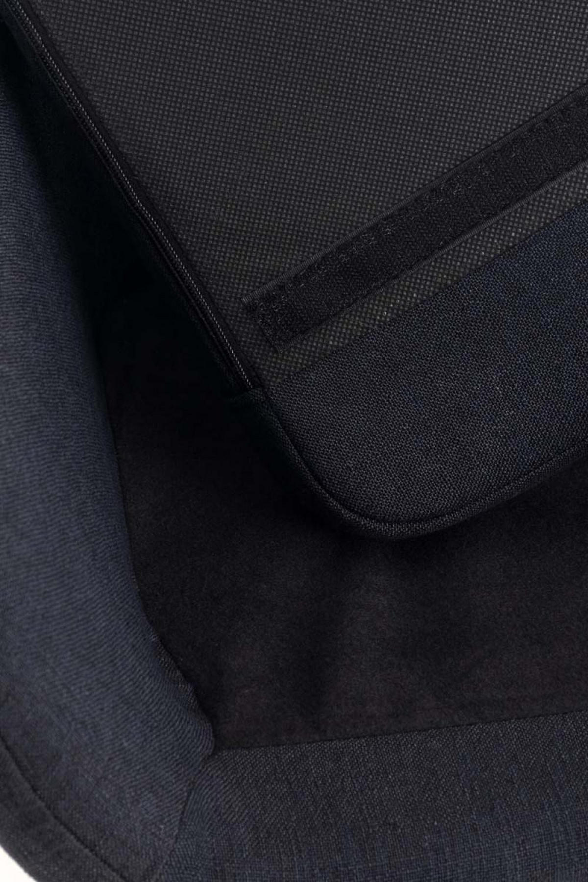 BARHOCKER 2er Set Stoff schwarz - Eukalyptusholzfarben/Schwarz, Holz/Textil (55/99/46cm) - CLP