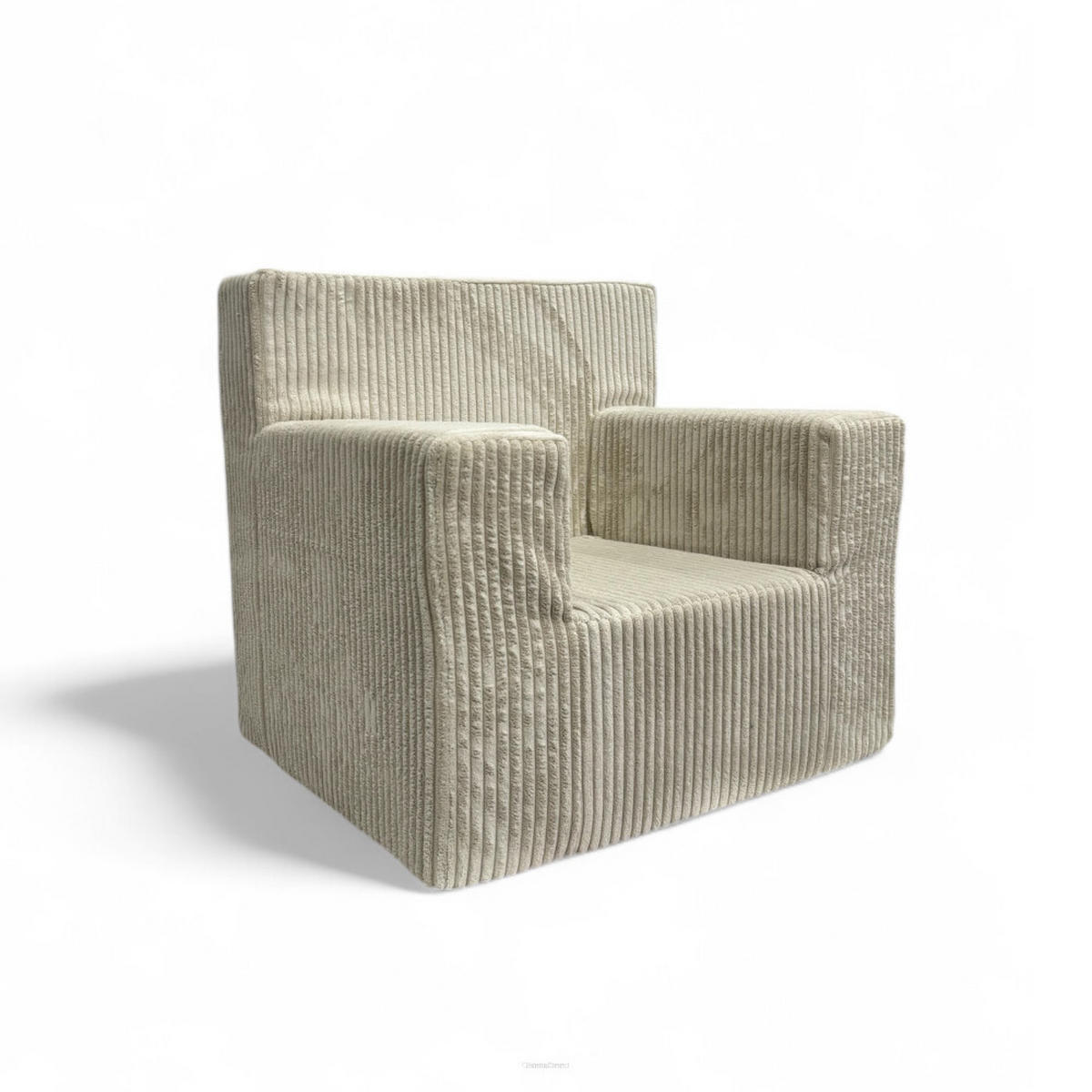 KINDERSESSEL aus Kuschel-Cord in Braun - Braun, Textil (51/47/33cm) - Fortisline