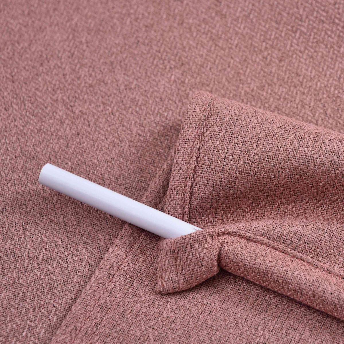 SCHIEBEVORHANG 2ER SET »München Dark« HxB 245x60 cm Altrosa - Altrosa, Textil (60/245cm) - Gardinenbox