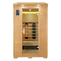 INFRAROTKABINE Oslo mit Triplex-Heizsystem & Hemlockholz - Naturfarben, Holz (120/190/100cm) - Artsauna