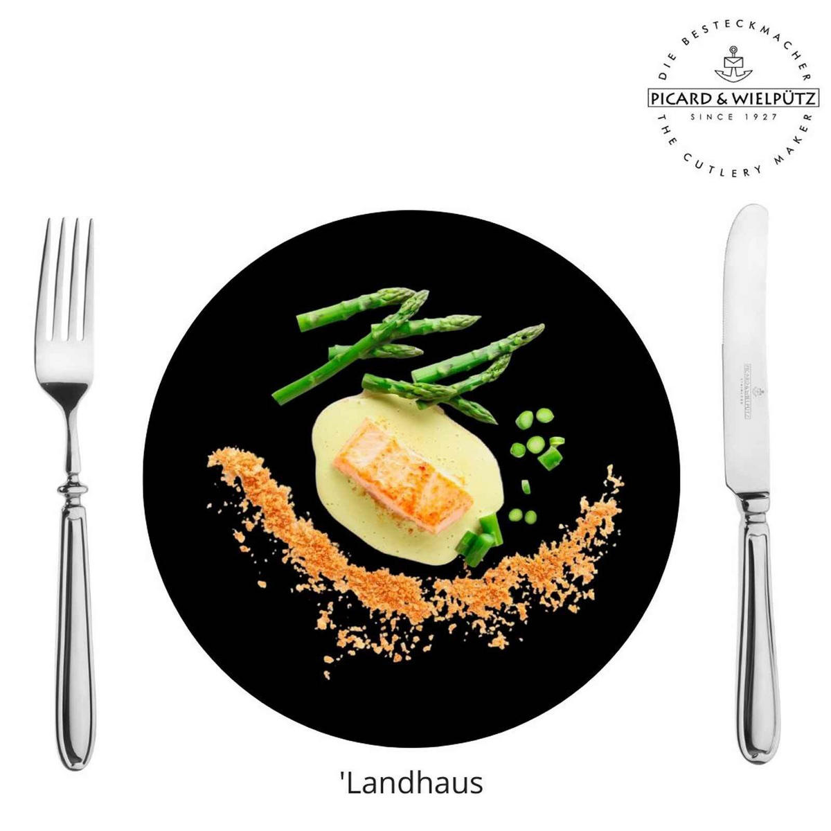 TAFELBESTECK Landhaus silber 24er Set - Silberfarben, Metall - Picard & Wielpütz