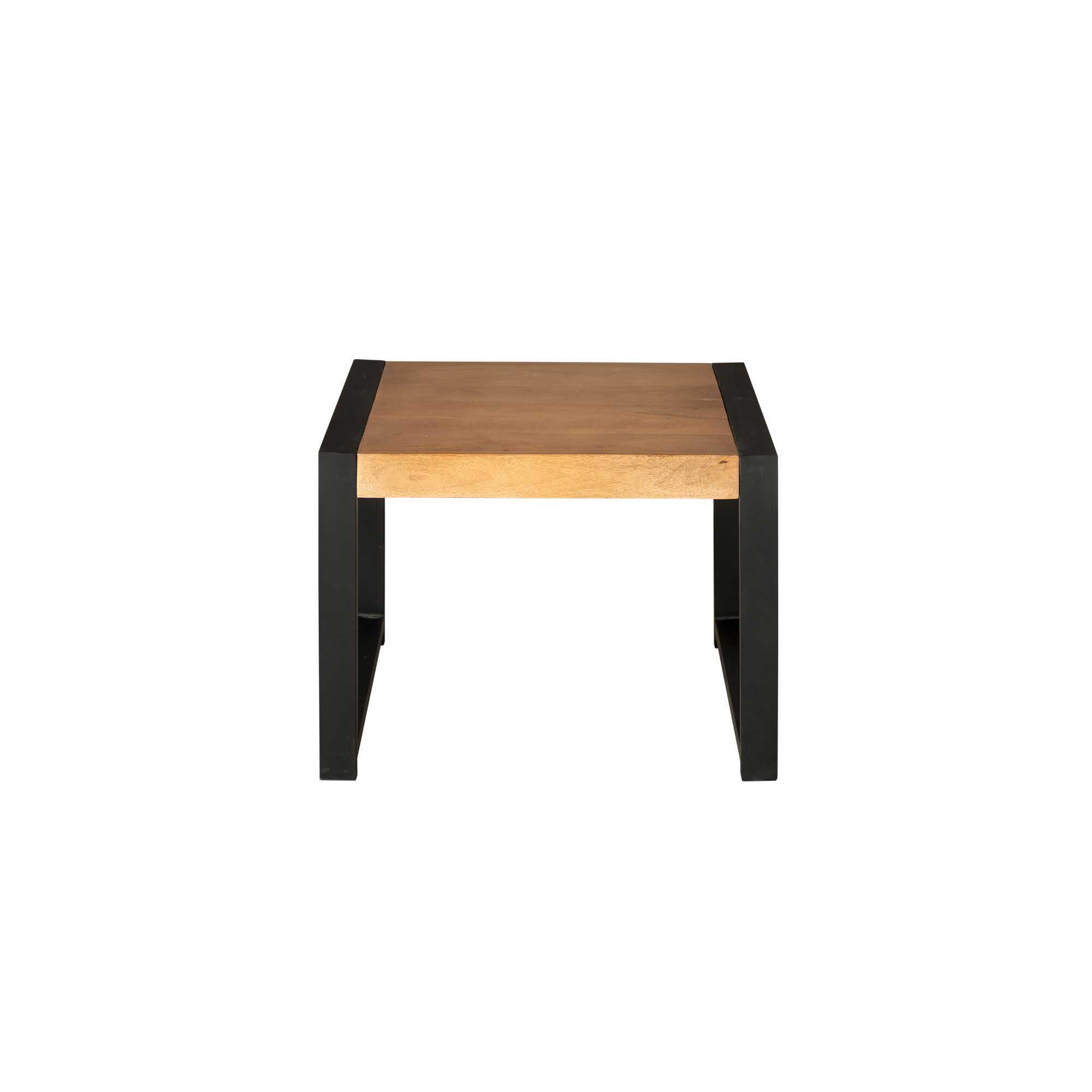 Starfurn Beistelltisch Braun, Schwarz 60x45x60 cm