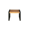 BEISTELLTISCH Boaz Braun 60/60/45 cm - Schwarz/Braun, Holz (60/60/45cm) - Starfurn