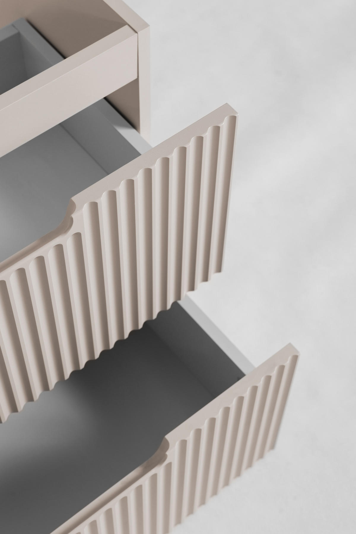 BADEZIMMERSCHRANK : Beige/Eiche, Craft 160 (2 x 80) x 58,6 x 46 cm - Beige/Braun, Holzwerkstoff (160/58.6/46cm) - 3XE LIVING
