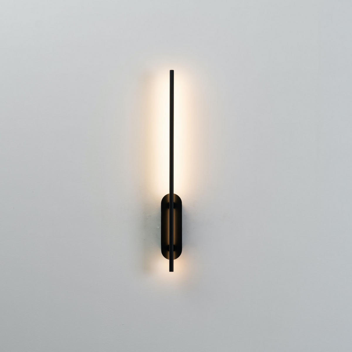 WANDLEUCHTE Taranto, Schwarz, 60cm - Schwarz, Metall (6/60/8cm) - KOSILUM