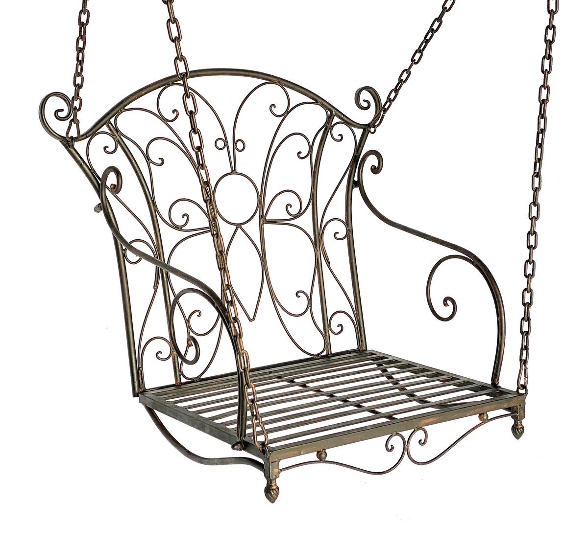 HÄNGESESSEL Metall Braun 86 cm 18811 - Braun, Metall (86/70/70cm) - DanDiBo