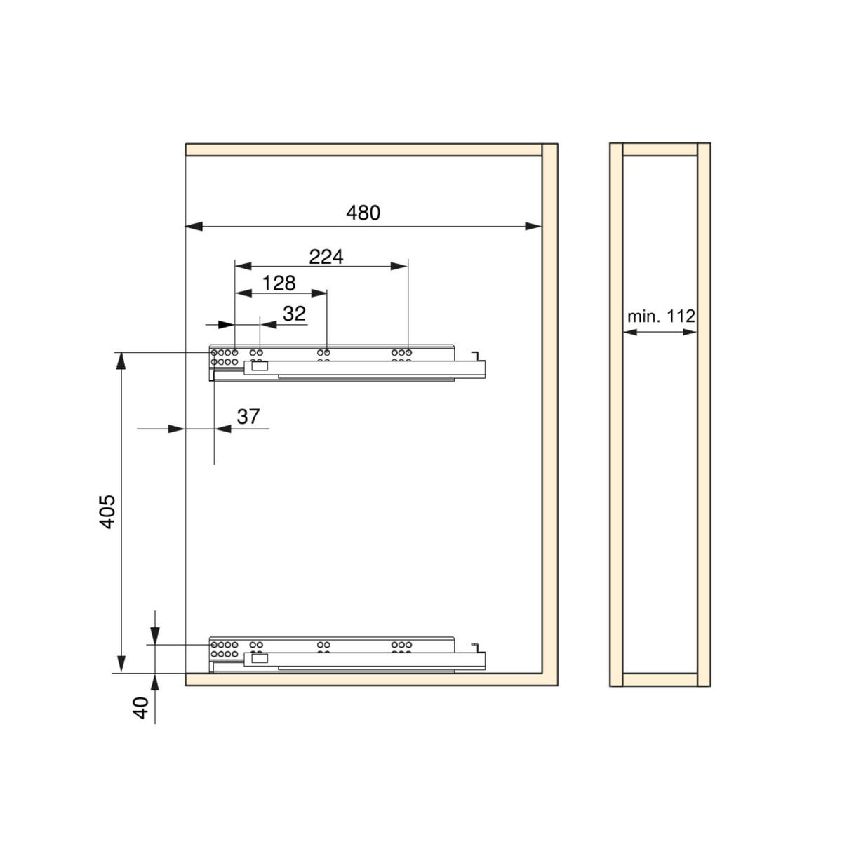 FLASCHENREGAL Suprastar, ausziehbar, mit Schließautomatik, Modul 150mm, Stahl, Verchromt - Chromfarben, Metall (49.5/13/56cm) - EMUCA