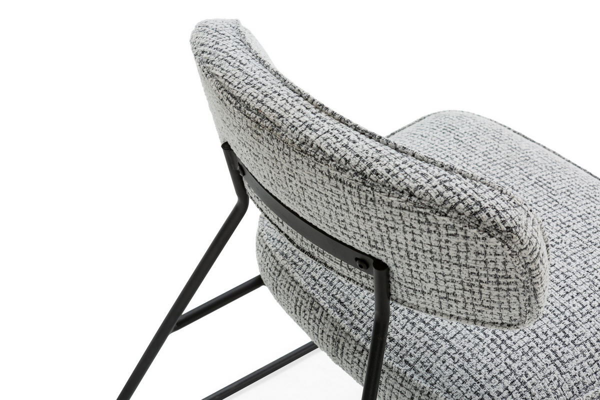 SESSEL Elon Schwarz 65/74/72 cm - Schwarz, Textil (74/72/65cm)