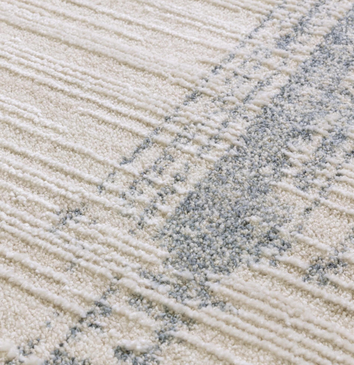 TEPPICH modern Flachgewebe ROMA Blau 200 x 300 cm - Blau, Textil (200/300cm) - Novatrend