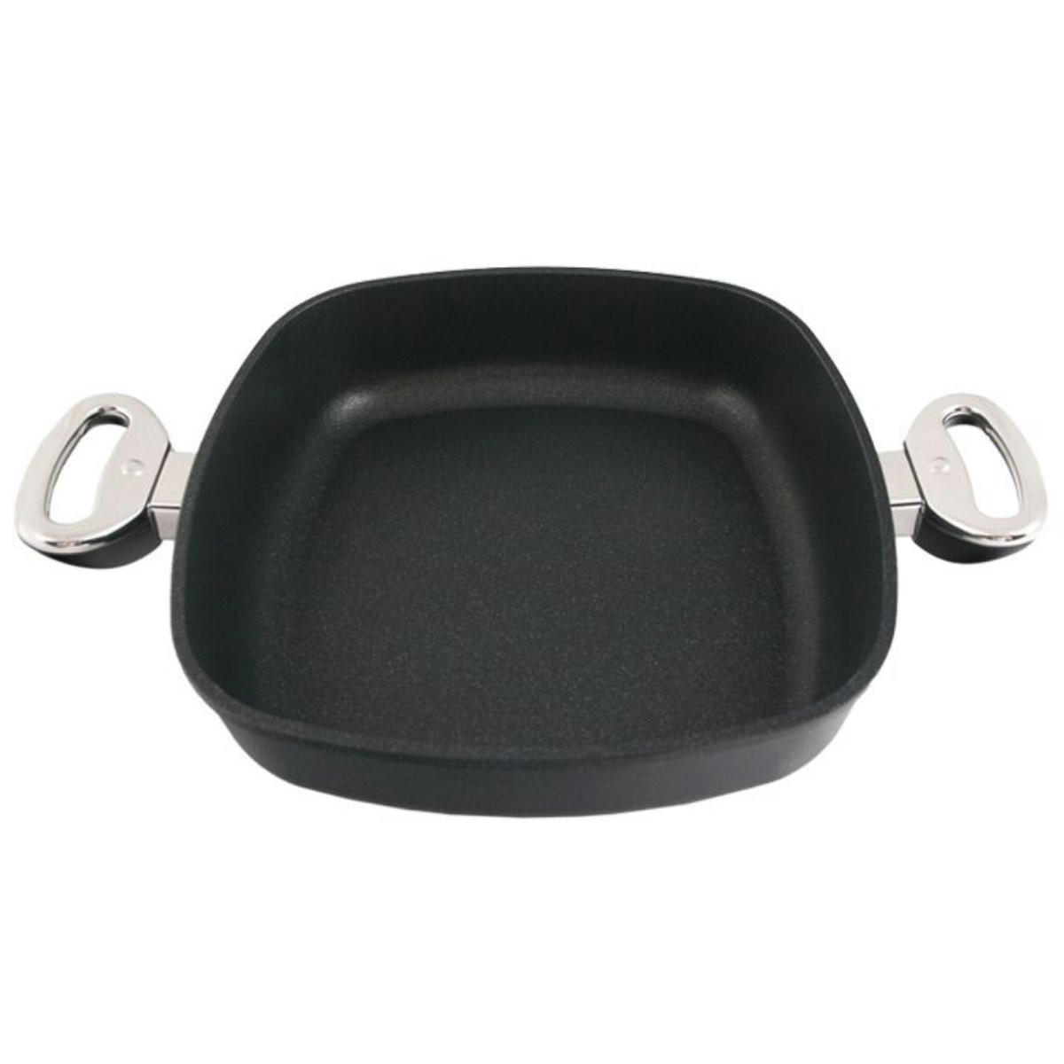VIERECKSERVIERPFANNE 26x26 cm GIGANT Newline für alle Herdarten - Schwarz, Metall (26/26/7.5cm) - BAF