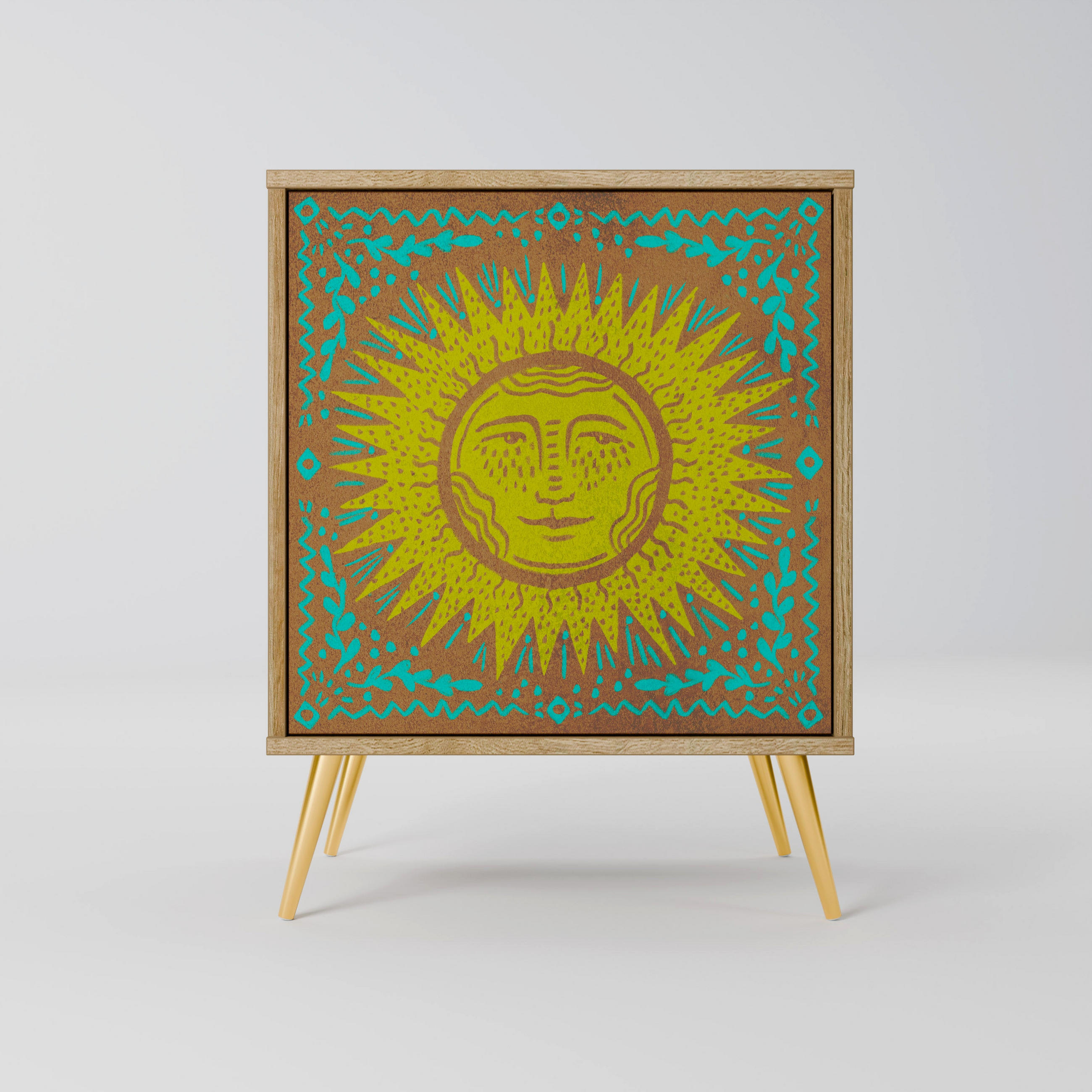 SpaceRebels Sideboard Eiche 57.5x75.5x42 cm