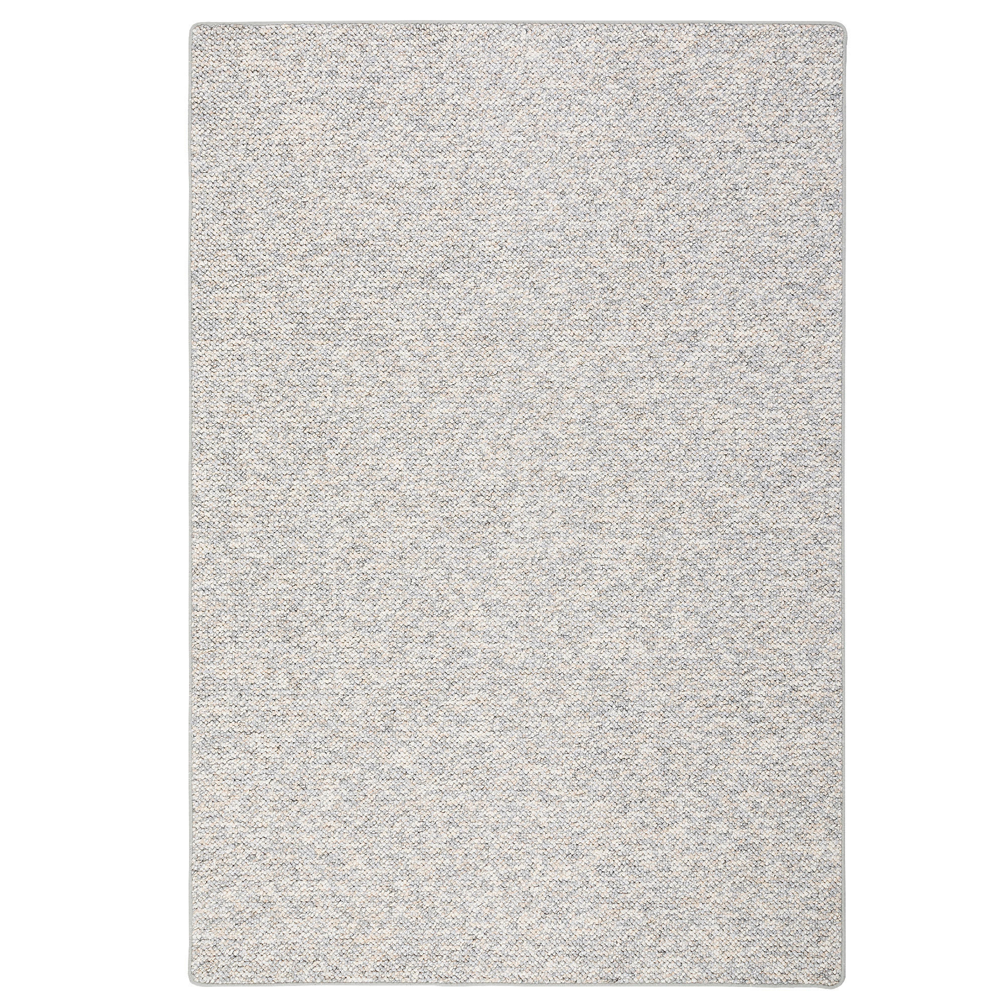 LUXUS WOLL-OPTIK BERBER JUNA MELIERT - Grau, Textil (160/160cm) - Snapstyle