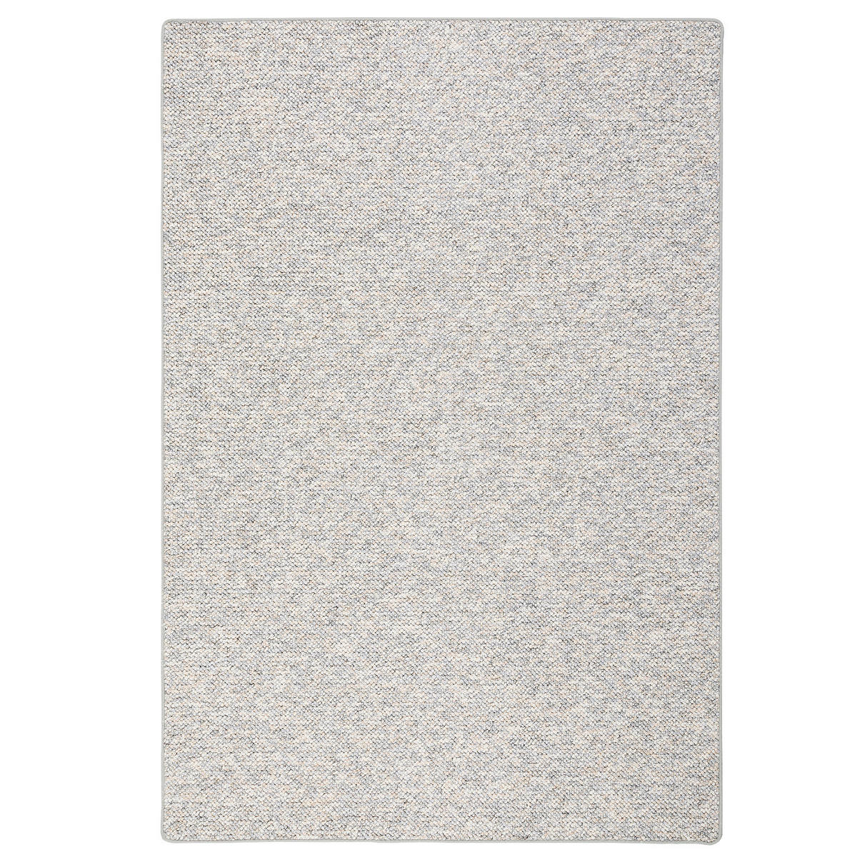 LUXUS WOLL-OPTIK BERBER JUNA MELIERT - Grau, Textil (160/160cm) - Snapstyle