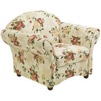 SESSEL Kama Bezug Flachgewebe Buche nussbaum dunkel / multi - Blaugrau, Kunststoff (96/85/81cm) - 58aufmkessel