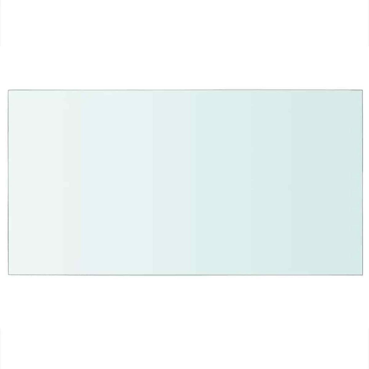 REGALBODEN Glas Transparent 40/25 Cm - Transparent, Glas (25/0.8/40cm) - vidaXL
