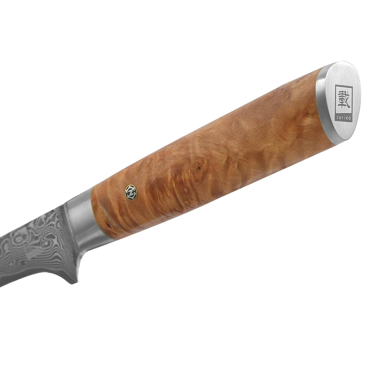 AUSBEIN- UND FILETIERMESSER 16 cm - Birkefarben, Holz/Metall (30cm) - Zayiko