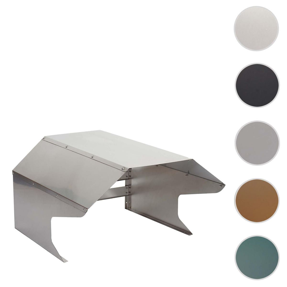 MÄHROBOTER-GARAGE Silbergrau - Hellgrau, Metall (60/41/70cm) - MCW