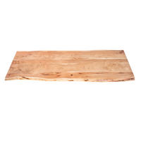 TISCHPLATTE CURT - Beige/Naturfarben, Akazienholz/Holz (60/160/3cm) - SAM
