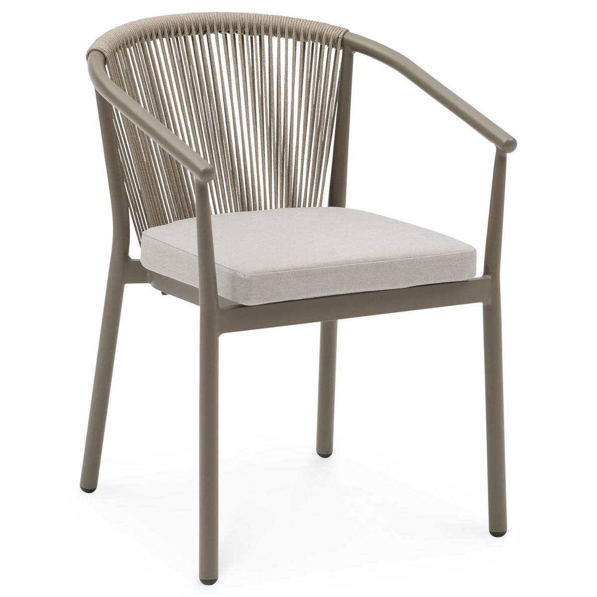 GARTENMÖBELSET TAVALO - Champagner, Textil/Metall - IDIMEX