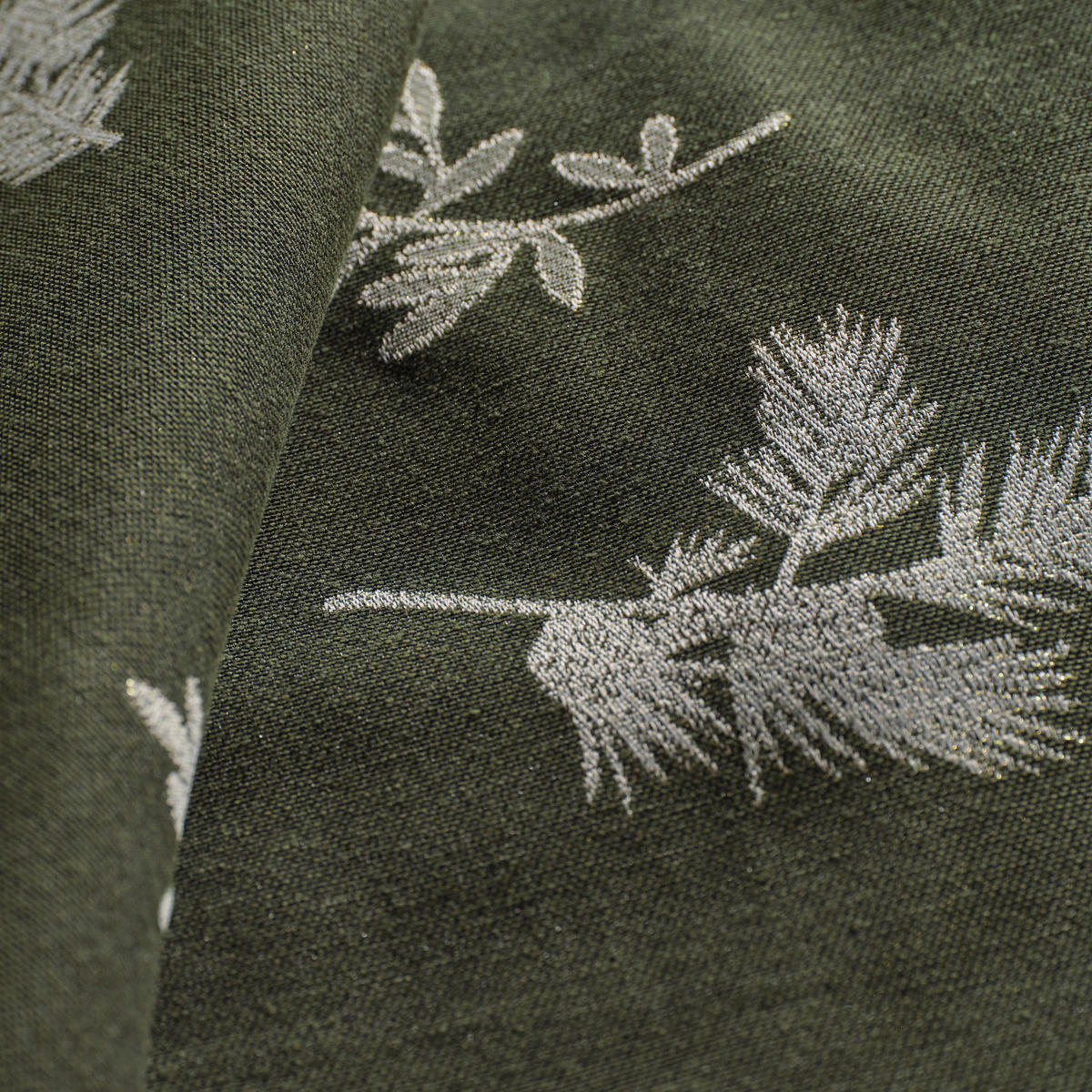 TISCHDECKE Novie 150x220 cm, Grün, Dekorative Tischdeko Weihnacheten, Weihnachtsdeko, Christmas - Grün, Textil (220/150/1cm) - home&you