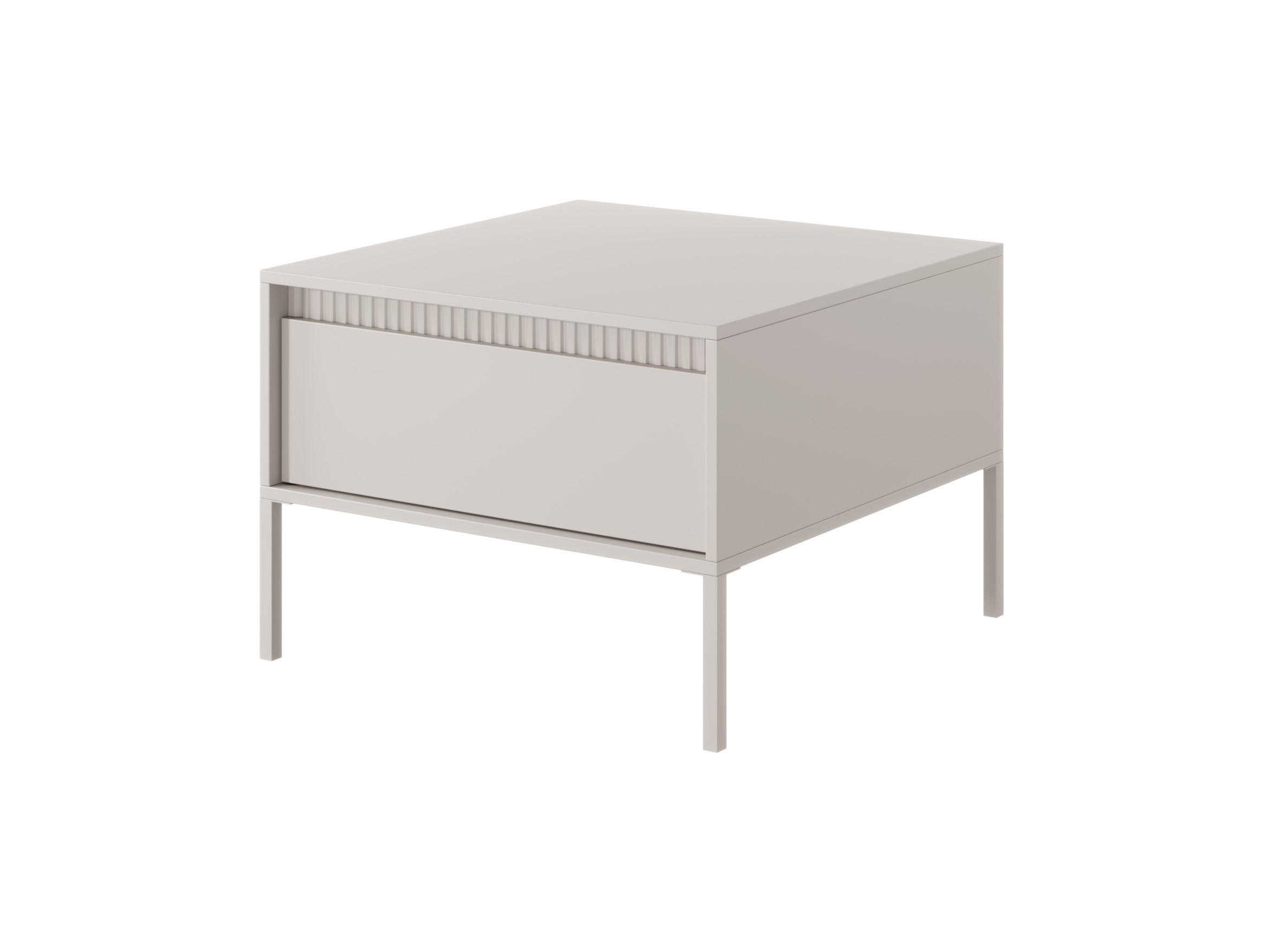 COUCHTISCH Beige Senso 68/48 cm - Beige, Holzwerkstoff (68/68/48cm) - Bettso