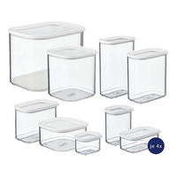 VORRATSDOSEN SPARSET Modula transparent 36er Set - Transparent, Kunststoff (1/1/1cm) - Mepal