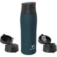 THERMOSFLASCHE Edelstahl 750 ml Jade - Petrol, Metall (7.9/7.9cm)
