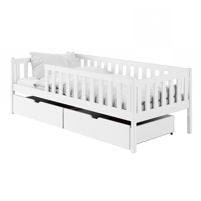 KREVET 90/190 Antoine Bijeli - bijela, drvni materijal (90/190cm) - Petits-meubles