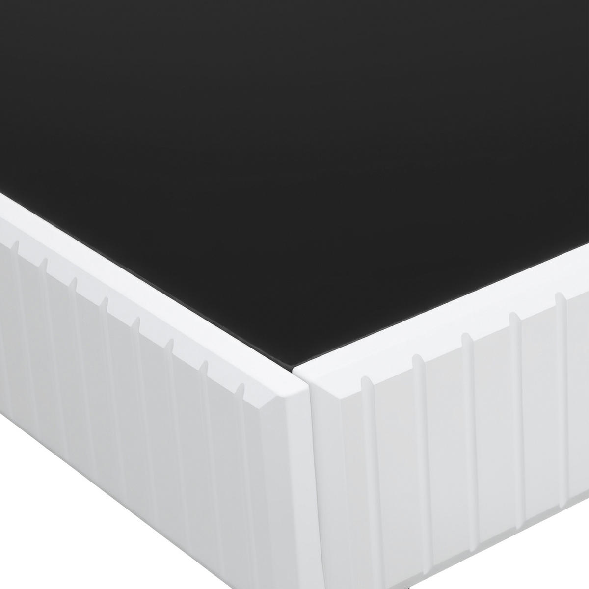 COUCHTISCH aus MDF & Spanplatte 110x50,5x41 cm in Weiß - Weiß, Holzwerkstoff (110/50.5/41cm) - Modfu