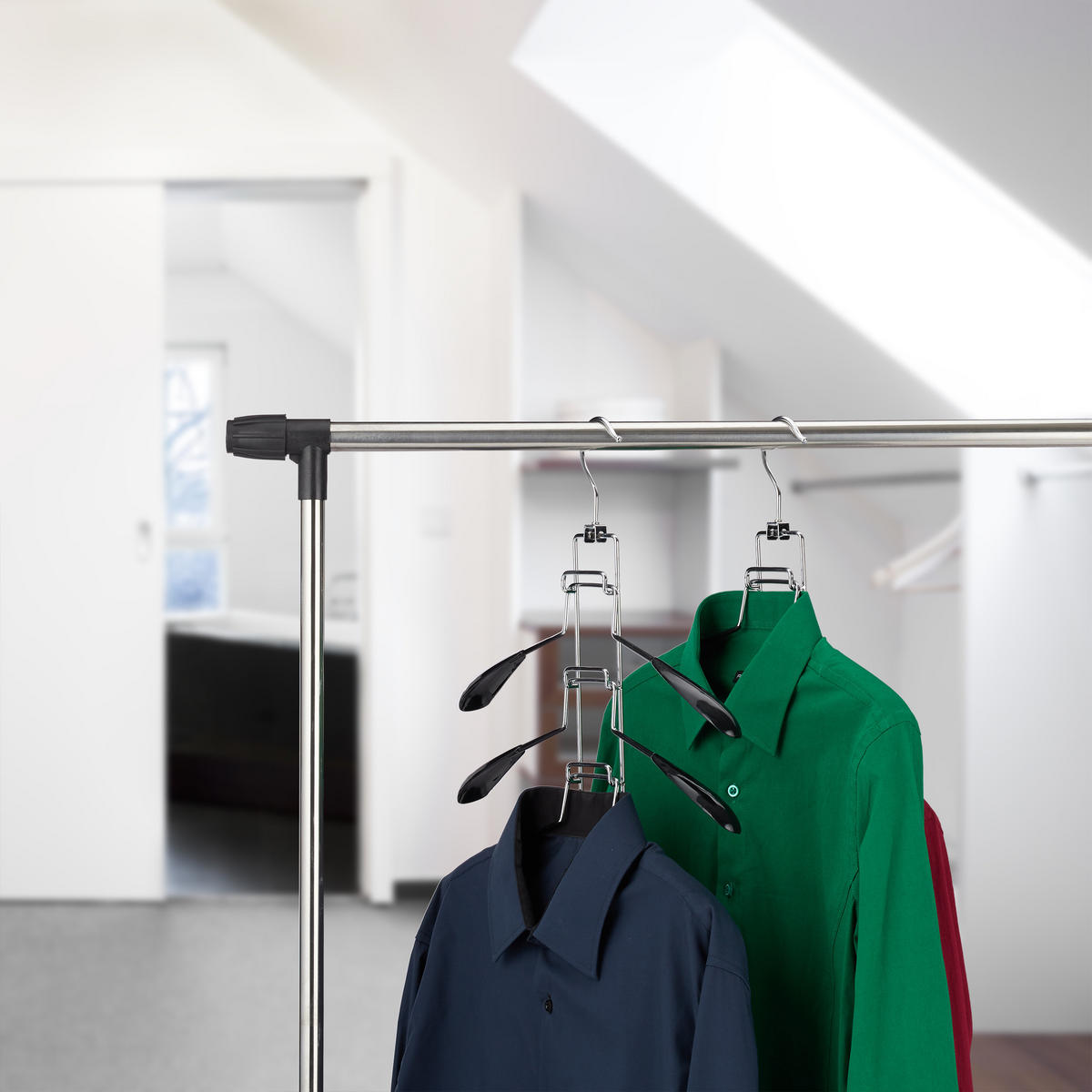 VIACVRSTVOVÉ závesy - viacfarebná, kov/plast (40.5/58/3.5cm) - Relaxdays